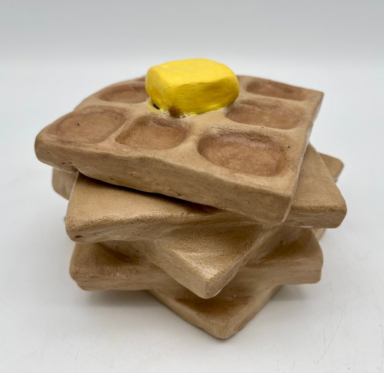 "Stack of Waffles", Adalyn Tefler, Ceramics, 6th, FAMS, $60.00