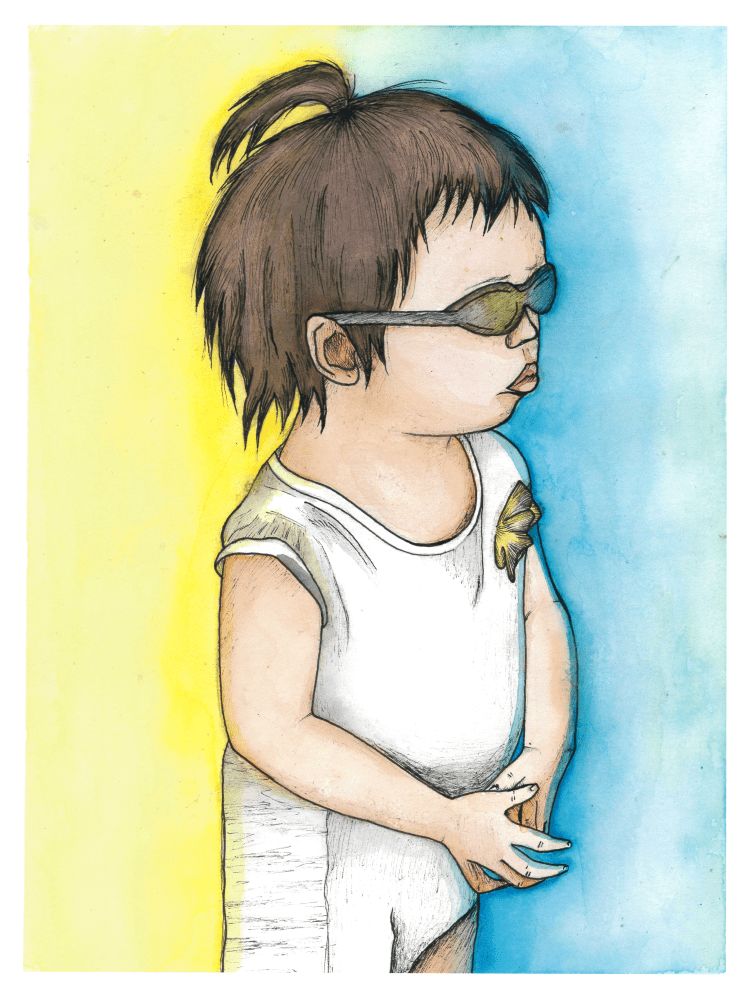 "Nana", Ayyanna Yang, Print of Ink & Watercolor on Paper, 8, FAMS, $30
