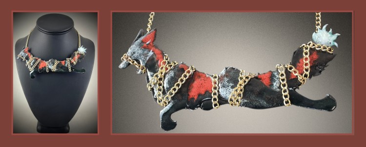 "Struggle" Mia Oakley , Enamel on Copper, 11, FAHS, NFS