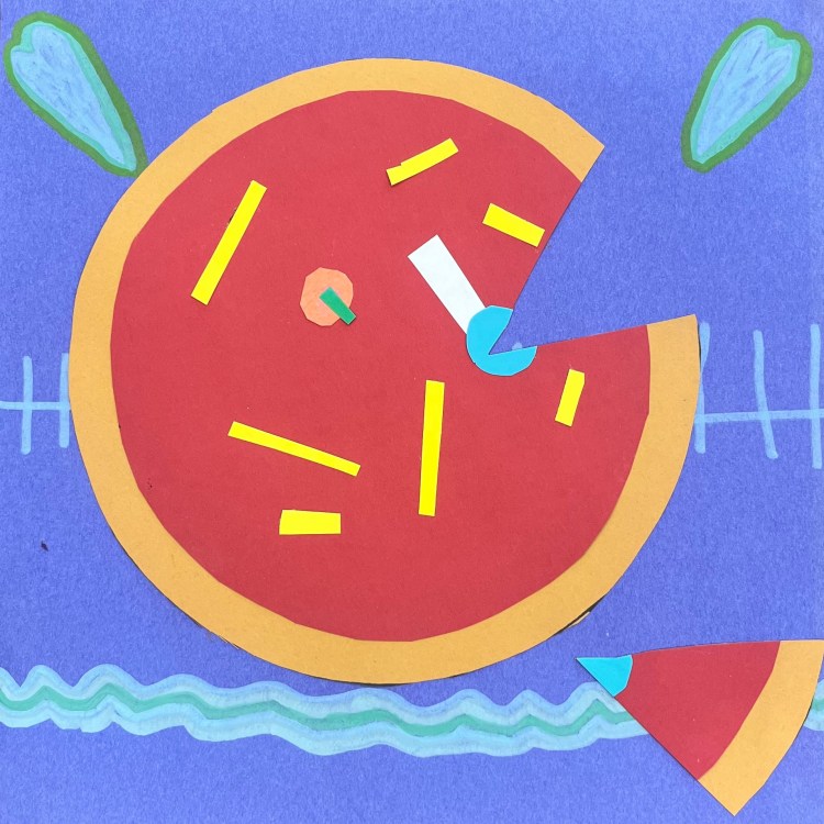 "Pizza", Wade Halsema,Mixed Media, K, Purdy, NFS