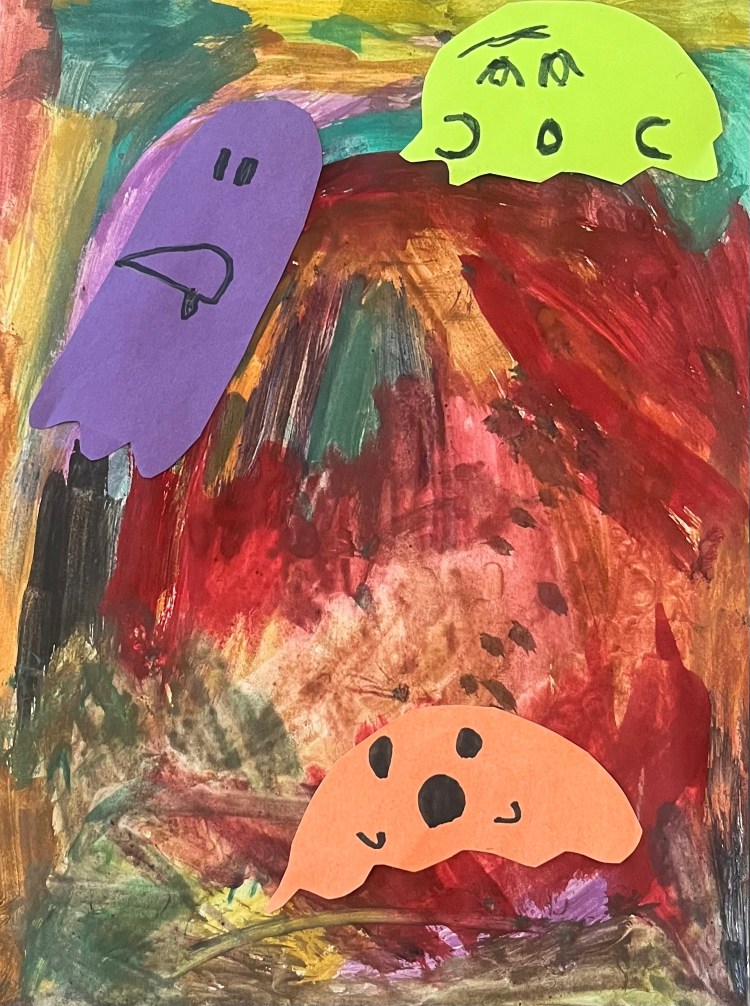 "Ghosts", Benjamin Diaz, Mixed Media, 1st, Purdy, NFS