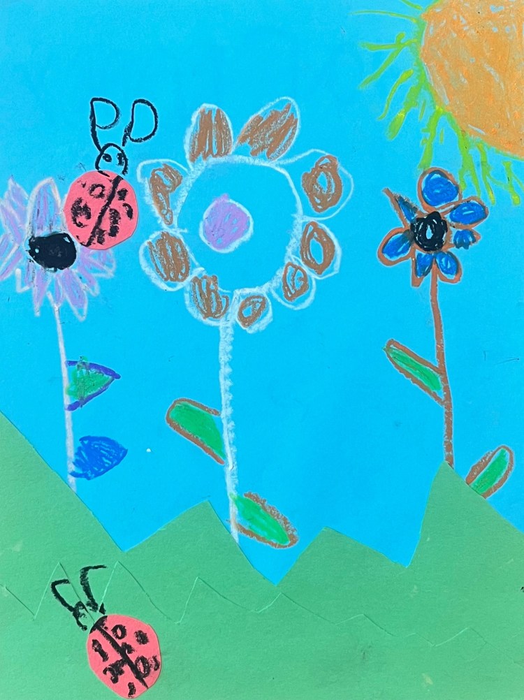 "The Flower Garden", Harmony Lizak , Mixed Media, K, Purdy, $25.00