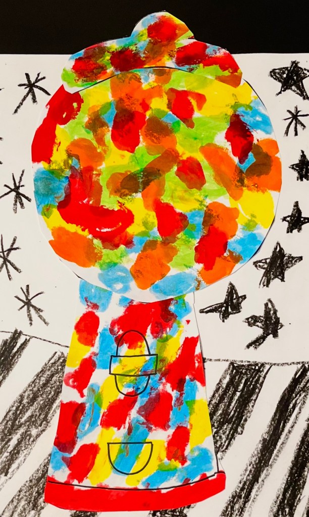 "Gumball Machine" , John Lucas Tarp, Mixed Media, 1st, Rockwell, NFS