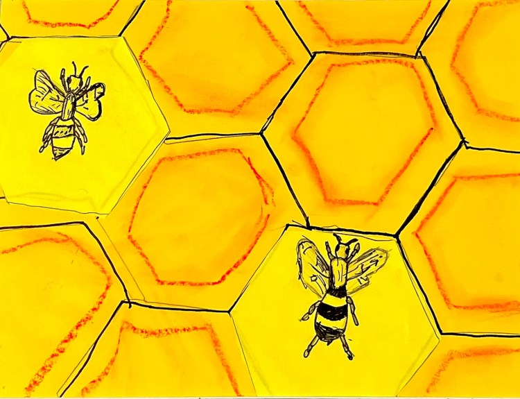 "Beehive", Elleanora Unger, Mixed Media, 3rd, Rockwell, NFS
