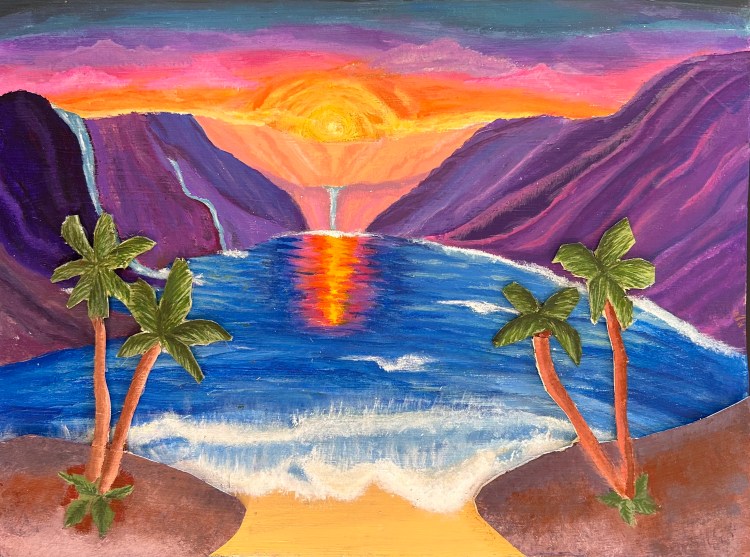 "Cielito Lindo" Lina Perez, Acrylic, 11, FAHS, $150