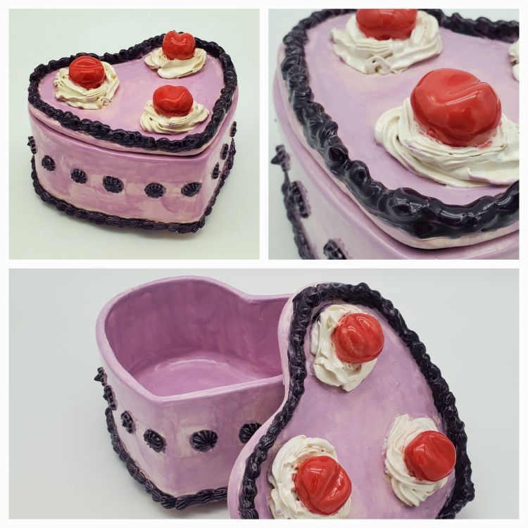 "Sweetheart Slice", Kendall Gibbs, Ceramic, 8, FAMS, NFS