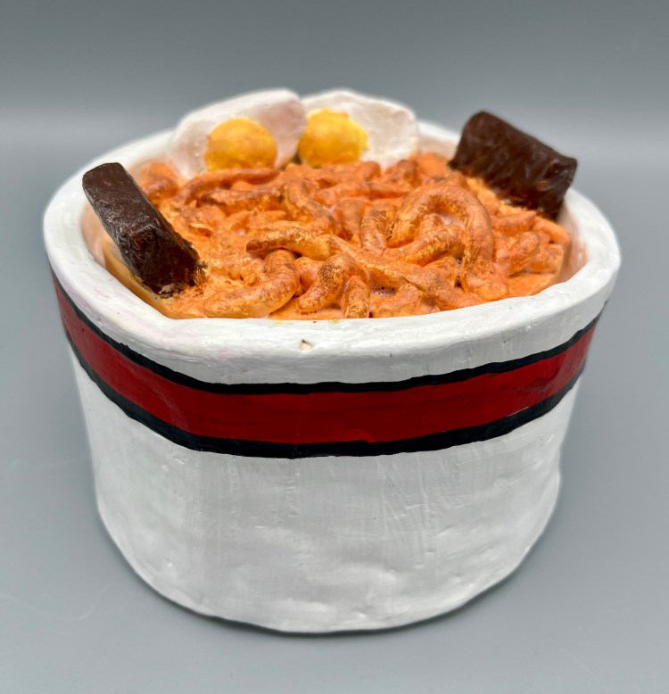 "Cup of Ramen", Nora Ebbert, Ceramics, 6th, FAMS, $60.00