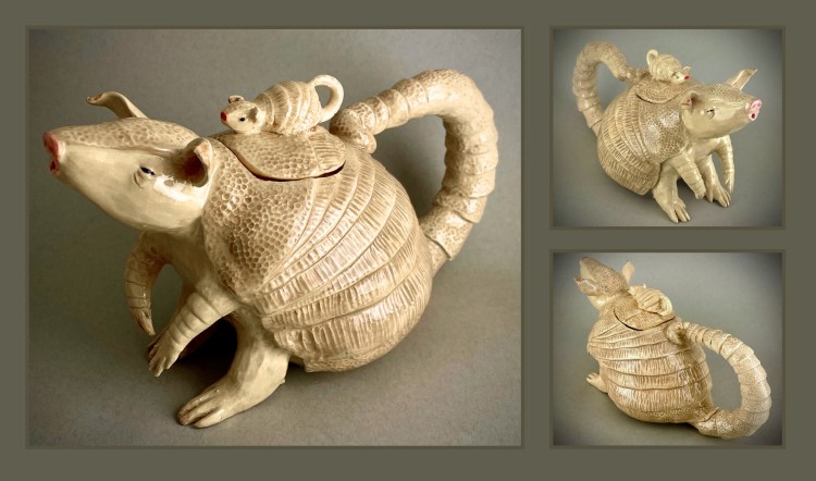 "Tea With Arnold" Stacey Velazquez, Ceramic, 12, FAHS, NFS
