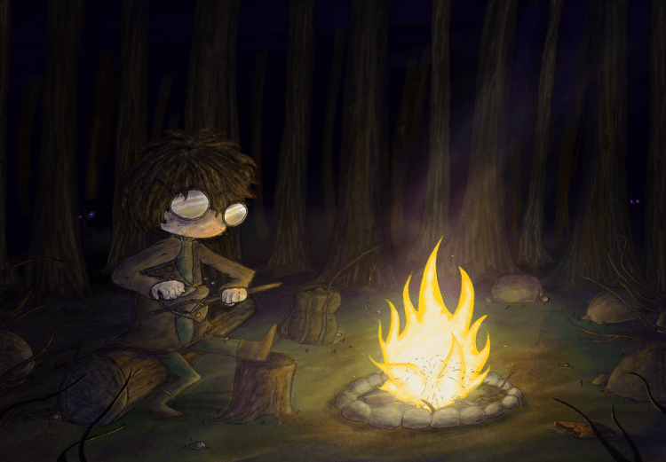"Camping Trip" Bryse Widrig, Digital Art, 11, FAHS, $40